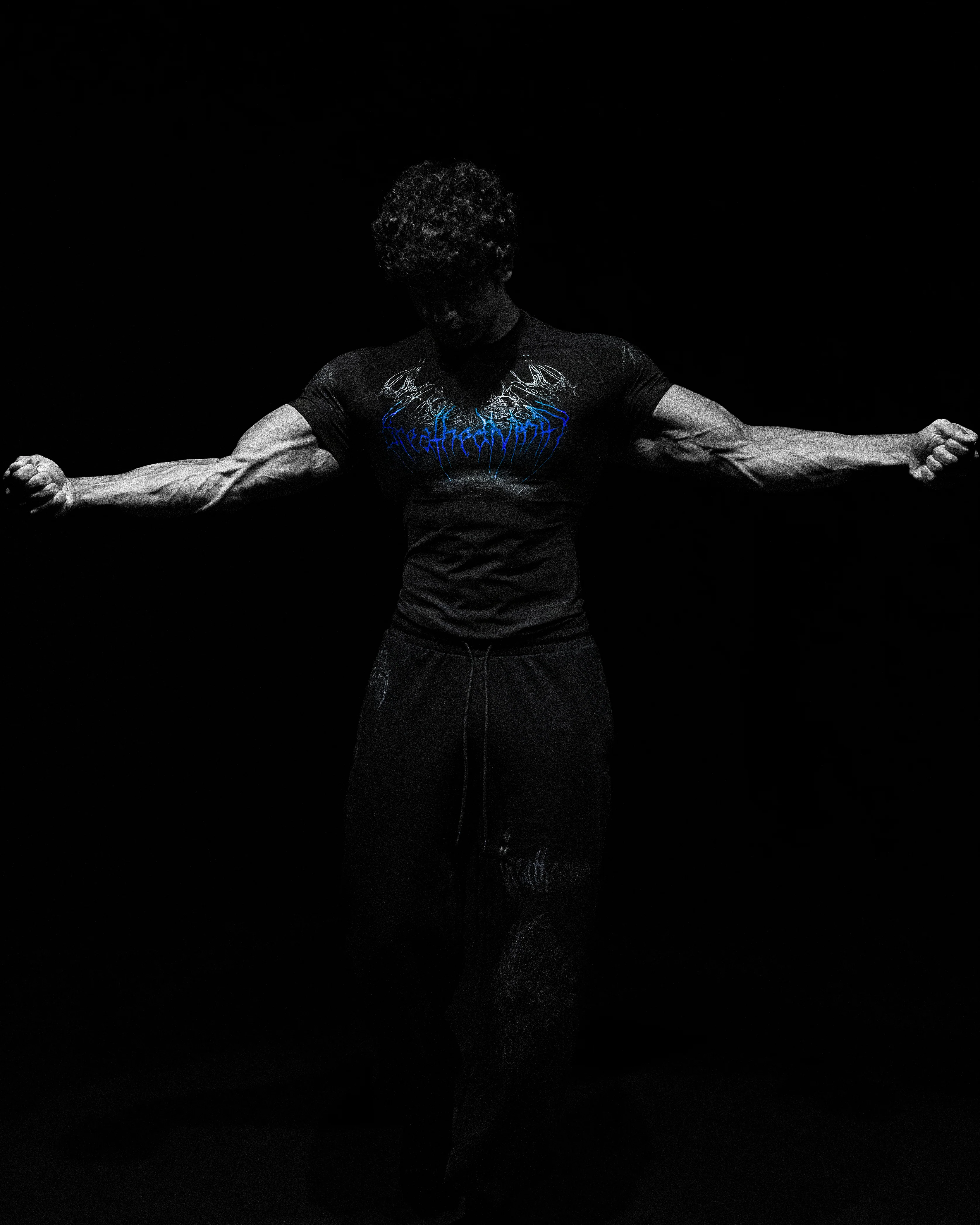 Skulls and flames background